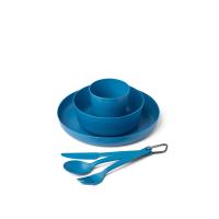 Набір посуду Sea to Summit Camp Dinnerware Set w/ Mesh Sack, 1P, 6 Piece, Cendre Blue (STS 054302)