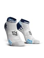 Шкарпетки Compressport Pro Racing Socks V3.0 Run Low, White/Blue, T2 (RSLV3-00BL-T2)