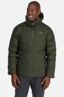 Мембранна чоловіча тепла куртка Rab Valiance Jacket, Army, MED (QDB-49-ARM-MED)