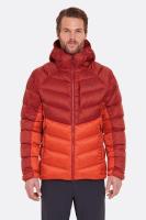 Чоловічий зимовий пуховик Rab Glaceon Pro Jacket, Tuscan Red/Dark Horizon, XXL (QDE-68-TUD-XXL)