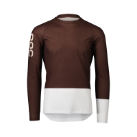 Джерсі чоловіче з довгим рукавом POC MTB Pure LS Jersey, Axinite Brown/Hydrogen White, M (PC 528448514MED1)