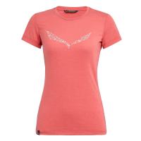 Жіноча футболка Salewa Solidlogo Dri-Release Wmn, рожевий, р.44/38 (013.002.6967)