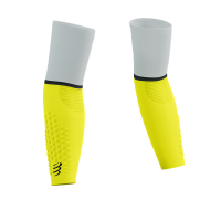 Компресійні рукави Compressport ArmForce Ultralight, White/Safe Yellow, T2 (7630102562613)