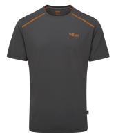 Футболка чоловіча Rab Force Tee, Graphene, XL (RB QBL-05-G-XL)