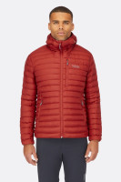 Чоловічий легкий пуховик Rab Microlight Alpine Jacket, Tuscan Red, LRG (QDB-12-TRD-LRG)