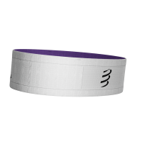 Пояс Compressport Free Belt, White/Royal Lilac, M/L (7630102563597)