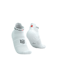 Шкарпетки Compressport Pro Racing Socks V4.0 Run Low, White/Black, T1 (7630102563252)