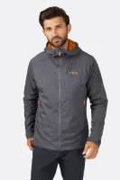 Куртка мужская Soft Shell Rab Vapour-Rise Summit Jacket, Graphene, S (QVR-84-GRH-SML)