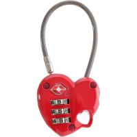 Брелок-замок Munkees 3606 TSA Combi Lock Heart Red (MNKS 3606-RD)