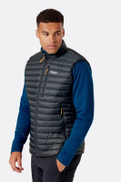 Жилет чоловічий Rab Microlight Vest, Beluga, L (QDB-18-BE-L)