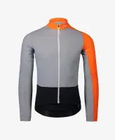 Велоджерсі з довгим рукавом POC Essential Road Mid LS Jersey, Granite Grey / Zink Orange, S (PC 582108287SML1)