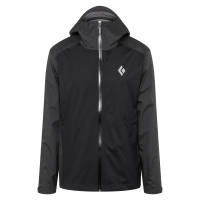 Мембранная мужская куртка Black Diamond M Stormline Strech Rain Shell, M - Black/Carbon (BD CDT09150MED1)
