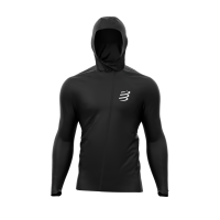 Мембранна чоловіча куртка Compressport Hurricane Waterproof 10/10 Jacket, Black, XS (AM00009B 990 0XS)