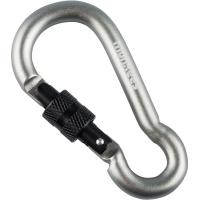 Карабін Munkees 3247 Pear with Screw Lock 7 mm x 70 mm Grey (MNKS 3247-GY)