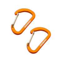 Карабін Munkees Flat Wiregate 4 mm x 40 mm Orange (пара) (MNKS 3251-OR)
