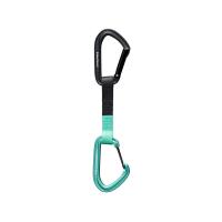 Відтяжка з карабінами Black Diamond HotForge Hybrid Quickdraw 12 cm, Clean Green, One Size (BD 3811173018ALL1)