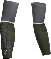 Компресійні рукави Compressport ArmForce Ultralight, Green/Steel Grey, T2 (SU00008B 626 0T2)