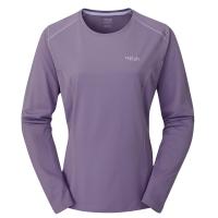 Футболка з довгим рукавом жіноча Rab Force LS Tee Wmns, Purple Sage, M (RB QBL-08-PS-12)
