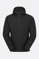 Чоловіча легка утеплена куртка Rab Xenair Alpine Light Jacket, Black (Black), SML (QIP-17-BKB-SML)