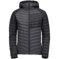 Треккинговый мужской легкий пуховик Black Diamond Access Down Hoody, L - Carbon/Black (BD 746080.9036-L)