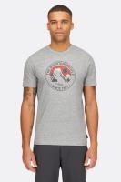Футболка чоловіча Rab Stance Alpine Peak, Grey Marl, S (QCC-03-GYM-SML)