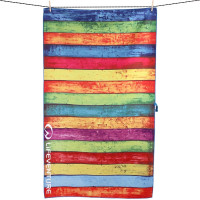 Полотенце из микрофибры Lifeventure Soft Fibre Printed, Giant - 150x90см, Striped Planks (63580-Giant)