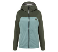 Мембранна жіноча куртка Black Diamond Stormline Stretch Rain Shell, L - Cypress/Storm Blue (BD M697.9159-L)
