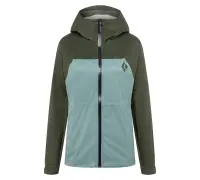 Мембранна жіноча куртка Black Diamond Stormline Stretch Rain Shell, L - Cypress/Storm Blue (BD M697.9159-L)