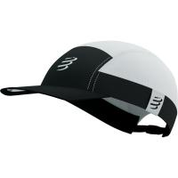 Кепка Compressport 5 Panel Light Cap 2025, White/Black, One Size (7630102591279)