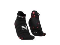 Шкарпетки Compressport Pro Racing Socks V4.0 Run Low, Black/Red, T1 (XU00047B 906 0T1)