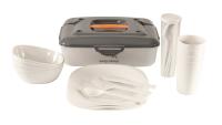 Набір посуду для пікніка Easy Camp Cerf Picnic Box M, Orange (680227)