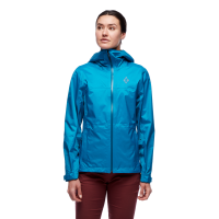 Мембранна жіноча куртка для трекінгу Black Diamond W Treeline Rain Shell, S - Azul (BD 7450094004SML1)