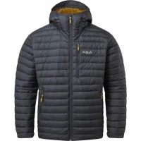 Чоловічий легкий пуховик Rab Microlight Alpine Jacket, Beluga, XS (QDB-12-BE-XS)