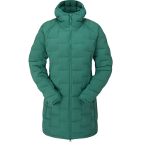 Куртка-парка жіноча зимова Rab Cubit Stretch Down Parka W Green Slate, XS (RB QDB-41-G-8)