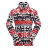 Дитяча флісова кофта Alpine Pro ELKINI 6, р.116-122 - Red/Blue (KSWU169 423PB)