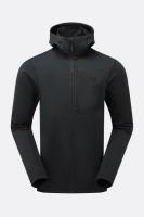 Чоловіча флісова кофта Rab Superflux Hoody, Black (Black), M (QFG-13-BKB-MED)