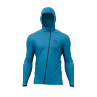 Мембранна чоловіча куртка Compressport Hurricane Waterproof 10/10 Jacket, Mosaic Blue, XS (7630102553352)