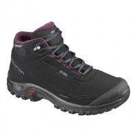 Черевики жіночі Salomon Shelter CS WP W, Black/Ebony/Winetasti, 37 1/3 (SLM SHELTER.411105-4,5)