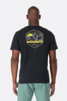 Футболка мужская Rab Stance Mountain Peak Tee, Beluga, M (QCB-66-BEL-MED)
