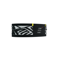 Пояс Compressport Free Belt Pro, Black/White Print, M/L (7630102563481)