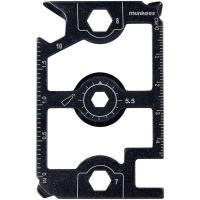 Брелок-мультиінструмент Munkees 2540 Tool Football Field Black (MNKS 2540-BK)