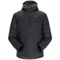 Мембранна чоловіча тепла куртка Rab Valiance Jacket, Black, XL (RB QDB-49-B-XL)