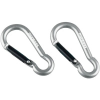 Карабін (пара) Munkees Pear 5 mm x 50 mm, Grey (MNKS 3235-GY)