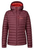 Легкий жіночий пуховик Rab Microlight Alpine Jacket Wmns Deep Heather, XS (RB QDB-13-D8)