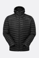 Чоловіча демісезонна куртка Rab Cirrus Flex Hoody, Black (Black), SML (QIP-31-BKB-SML)