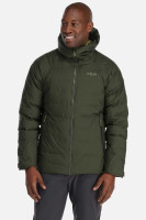 Мембранна чоловіча тепла куртка Rab Valiance Jacket, Army, XLG (QDB-49-ARM-XLG)