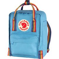 Рюкзак Fjallraven Kanken Rainbow Mini, Air Blue/Rainbow Pattern, (7323450690021)
