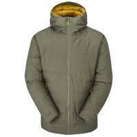 Мембранна чоловіча тепла куртка Rab Valiance Jacket Light Khaki, M (RB QDB-49-LM)