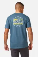 Футболка мужская Rab Stance Mountain Peak Tee, Orion Blue, M (QCB-66-ORB-MED)