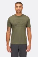 Футболка чоловіча Rab Mantle Outline Tee, Light Khaki, LRG (QCC-01-LKH-LRG)